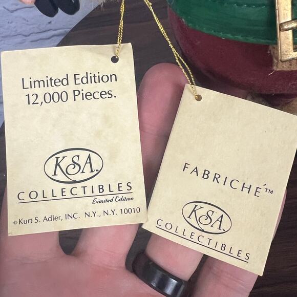 KSA Kurt Adler Fabriché Thomas Nast Santa Caught In The Act Figure Limited Run - Picture 10 of 12